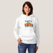 Dankbar gesegnete Herbstpumpen Hoodie (Vorne ganz)