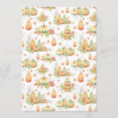 Dankbar gesegnete Minimalistische Freundschaft Menükarte (Rückseite)