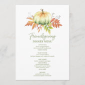 Dankbar gesegnete Minimalistische Freundschaft Menükarte (Vorderseite)