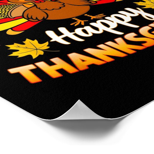 Dankbar gesegnete Türkei Glückwunsch als Poster (Ecke)