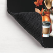 Dankbar gesegneter Beagle Hund glücklich Fall Y' Mousepad (Ecke)