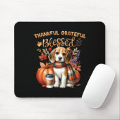 Dankbar gesegneter Beagle Hund glücklich Fall Y' Mousepad (Mit Mouse)