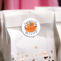 Dankbar, gesegneter Erntedank Pumpkin