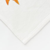 Dankbar, gesegneter Sekretär, Pumpkin Herbst Fleecedecke (Ecke)