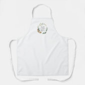 Dankbar gesegnetes Leaf Art Rustic Modern Schürze (Vorderseite)