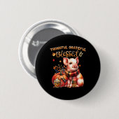 Dankbar gesegnetes Tierfleisch Fall Y'a Button (Vorne & Hinten)