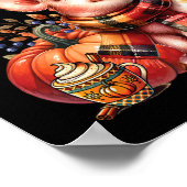 Dankbar gesegnetes Tierfleisch Fall Y'a Poster (Ecke)