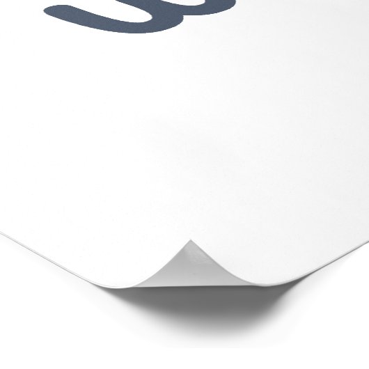 Dankbar geweckt poster (Ecke)