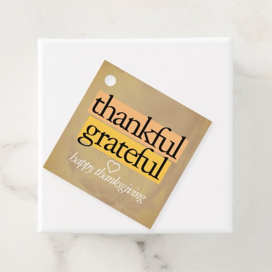 dankbar: glücklich dankbar geschenkanhänger (Beispiel)