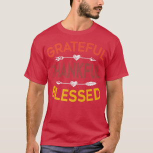Dankbar Glückwunsch für den gesegneten Herbst Herb T-Shirt