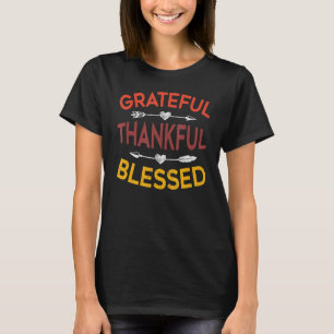 Dankbar Glückwunsch für den gesegneten Herbst Herb T-Shirt