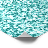 Dankbar Glückwunsch gesegnet floralen Wasserfarben Poster (Ecke)