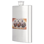 Dankbar Glückwunsch zum Erntedankfest Flachmann (Links)