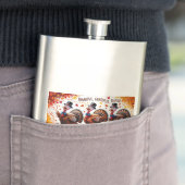 Dankbar Glückwunsch zum Erntedankfest Flachmann (Beispiel)