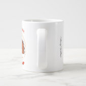 Dankbar Glückwunsch zum Erntedankfest Jumbo-Tasse (Rückseite)