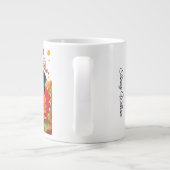 Dankbar Glückwunsch zum Erntedankfest Jumbo-Tasse (Rückseite)