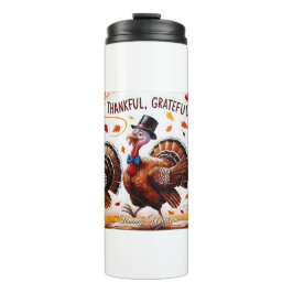 Dankbar Glückwunsch zum Erntedankfest Thermosbecher