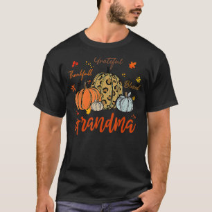 Dankbar Grandma Pumpkins Thanksg T-Shirt