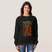 Dankbar Grateful Etwas Wild , Lustiger Waschbär Sweatshirt (Vorne ganz)