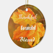 Dankbar Grateful gesegnete Erntedank Ornament (Links)
