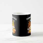Dankbar Grateful gesegneter Erntedank Fall Gnomes Kaffeetasse (Mittel)