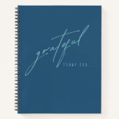 dankbar heute für. Notebooks und Dankesblätter Notizblock (Vorderseite)