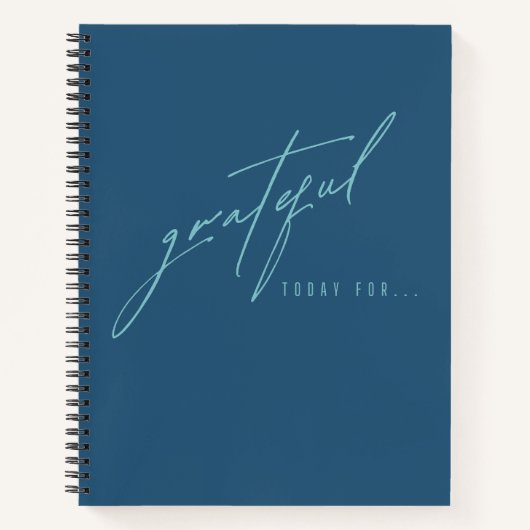 dankbar heute für. Notebooks und Dankesblätter Notizblock (Vorderseite)