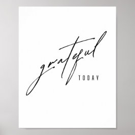 dankbar heute. Poster & Prints