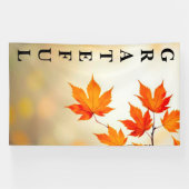Dankbar in jeder Jahreszeit Banner (Horizontal)