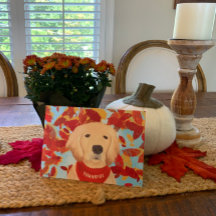 Dankbar - In meine Erntedank-Karte fallen