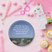 "Dankbar" Inspiration Zitate Papier Teller (Party)