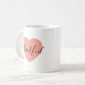 Dankbar  kaffeetasse (Vorderseite Links)