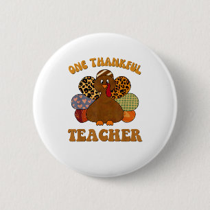 dankbar Lehrerin für Frauen fallen Lehrerin danksg Button