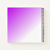 Dankbar Lila Ombre Notizblock (Rückseite)