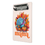 Dankbar Mama Türkei und Herbst Blätter Mini Klemmbrett (Gewinkelt2)