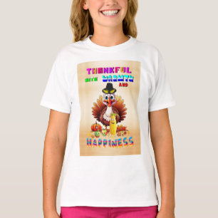 Dankbar mit Wärme und Glück T-Shirt