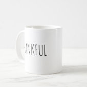 Dankbar modern kaffeetasse (Vorderseite Links)