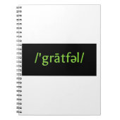 Dankbar. Notizblock (Vorderseite)