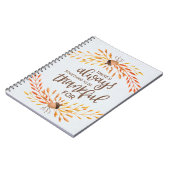 dankbar notizblock (Linke Seite)