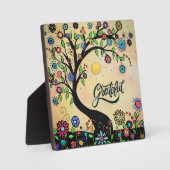 Dankbar (Originaldesign) Fotoplatte (Vorderseite)