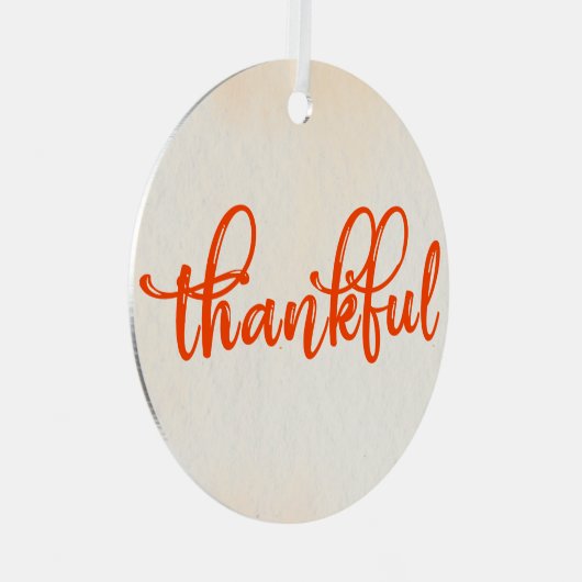 dankbar ornament aus metall (Vorderseite Rechts)