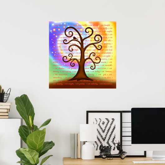 "Dankbar" Poster (Heimbüro)