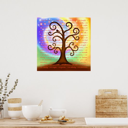 "Dankbar" Poster (Küche)