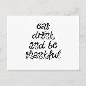 dankbar postkarte (Vorderseite)