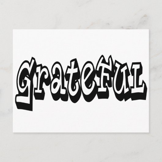 dankbar postkarte (Vorderseite)