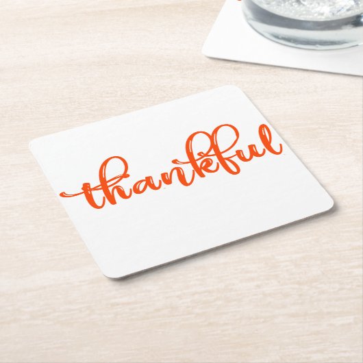 dankbar rechteckiger pappuntersetzer (angewinkelt)