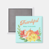 Dankbar Retro Vibes Transplantation Custom Magnet (Vorderseite/Rückseite)