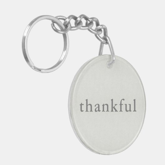 dankbar schlüsselanhänger (Vorderseite links)