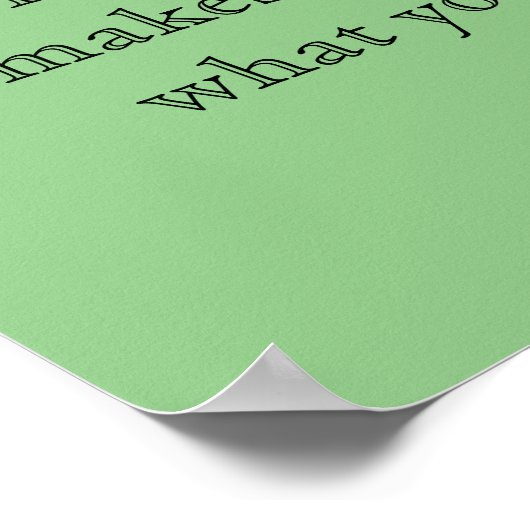 Dankbar sein - Poster (Ecke)