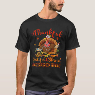 Dankbar Selig gesegnet Krankenschwester Thanskg T-Shirt